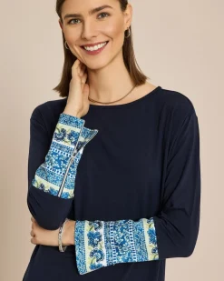 SoftShine Jersey Shirt mit Detail
