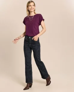 SoftShine Jersey Shirt mit Embroidery