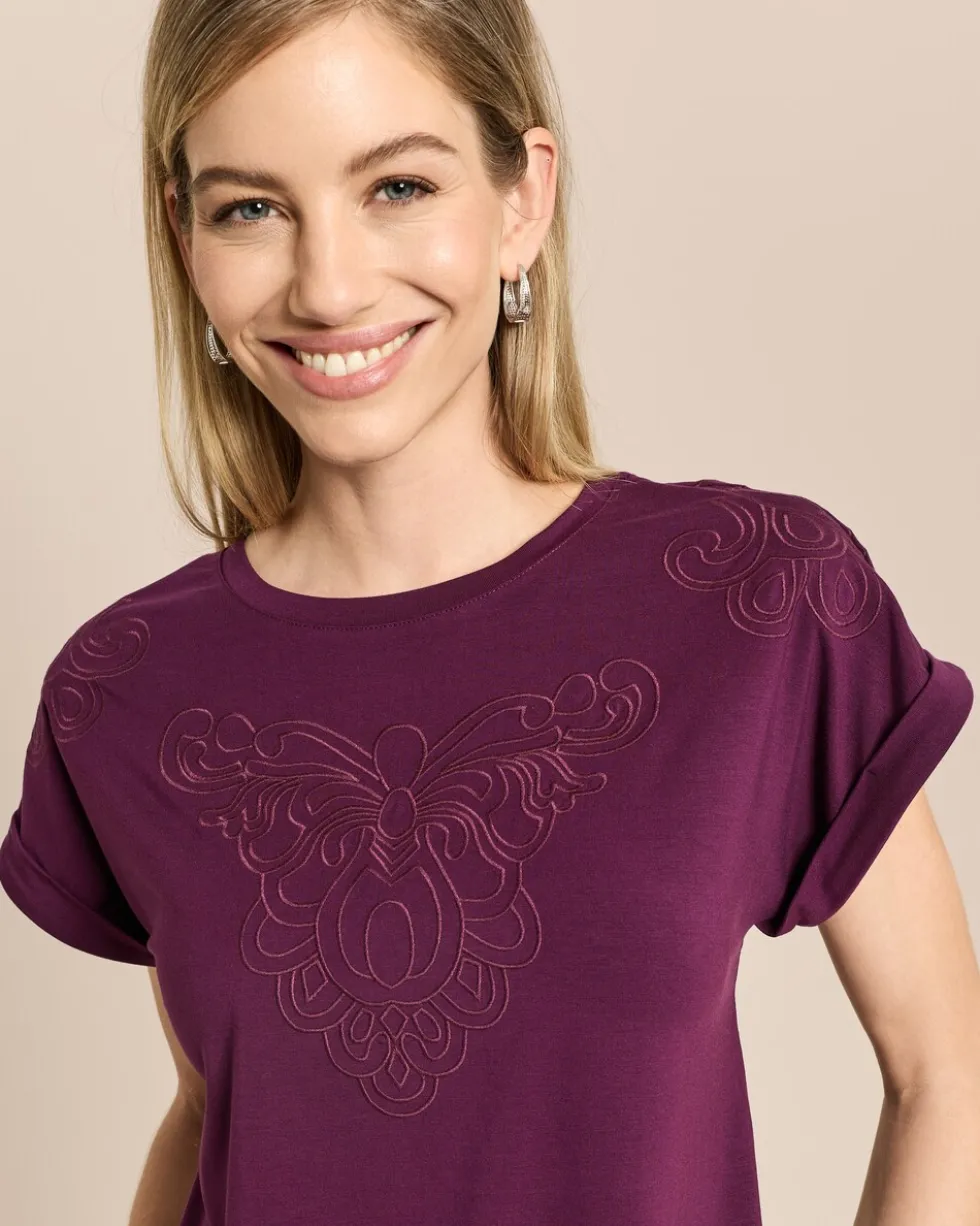 SoftShine Jersey Shirt mit Embroidery