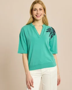 SoftShine Jersey Shirt mit Paillette