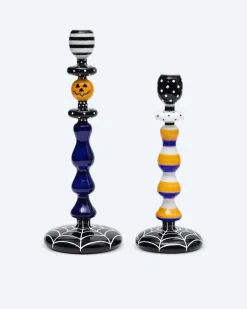 Stabkerzenhalter "Halloween", 2tlg.