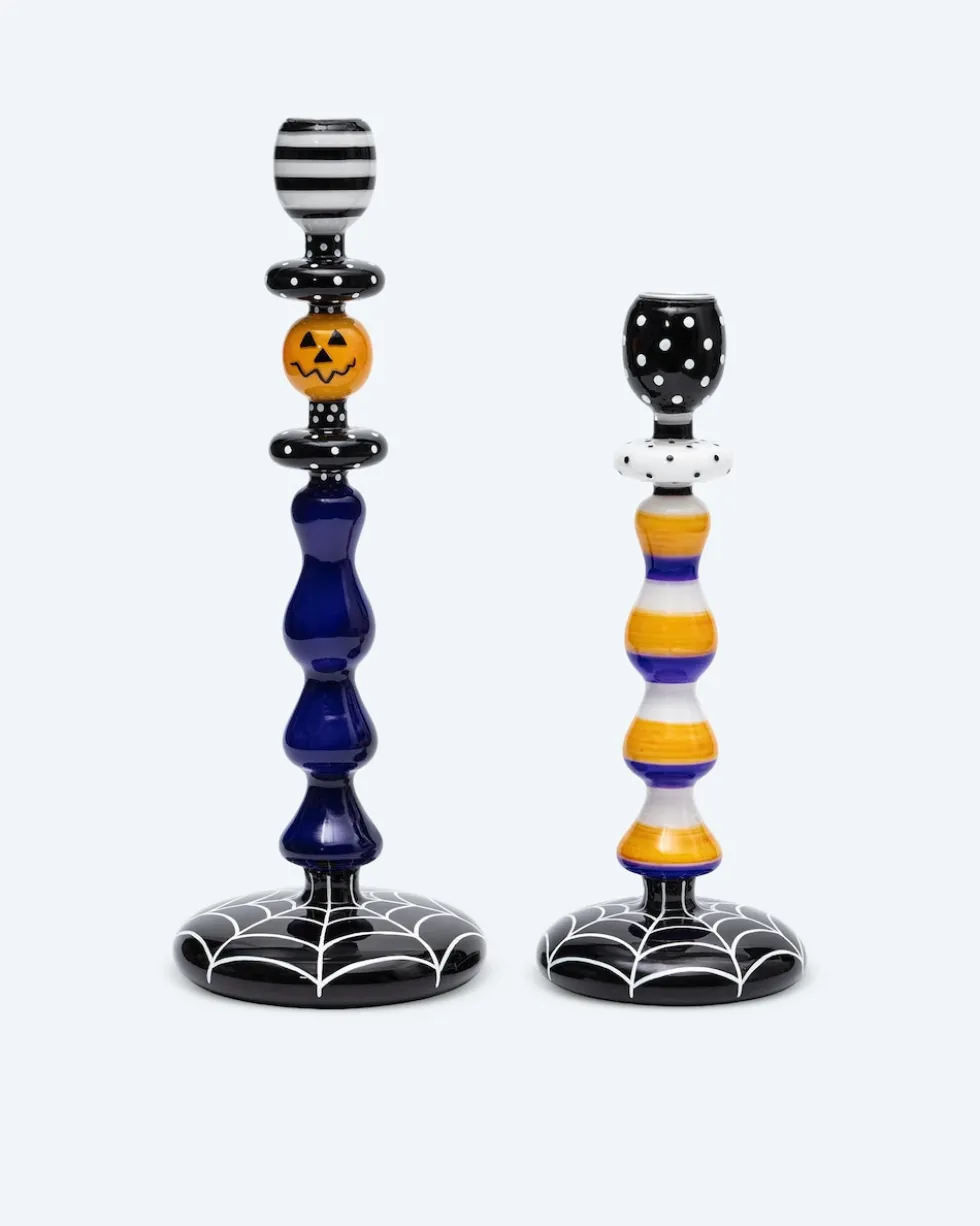 Stabkerzenhalter "Halloween", 2tlg.