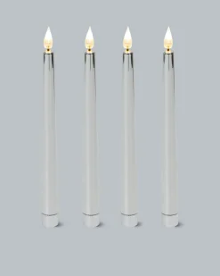 Stabkerzen "Shiny", 4tlg.