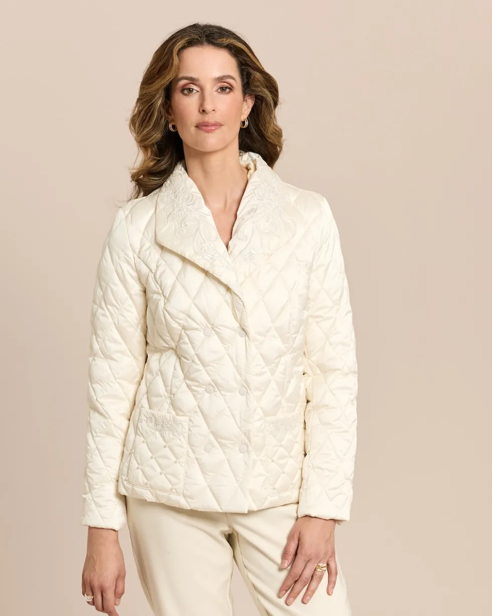 Steppjacke bestickt