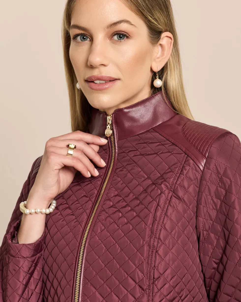 Steppjacke im Bikerstil