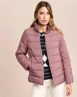 Steppjacke mit abnehmbarem Webpelz