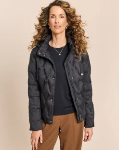 Steppjacke mit abnehmbarer Kapuze
