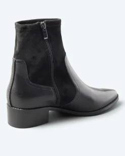 Stiefelette mit kleinem Absatz