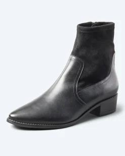 Stiefelette mit kleinem Absatz