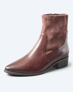 Stiefelette mit kleinem Absatz