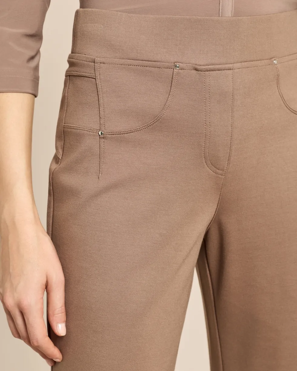 Straight Hose Ponte 5-Pocket-Optik