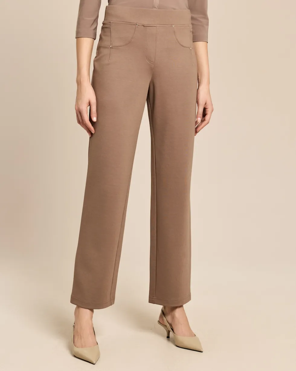 Straight Hose Ponte 5-Pocket-Optik