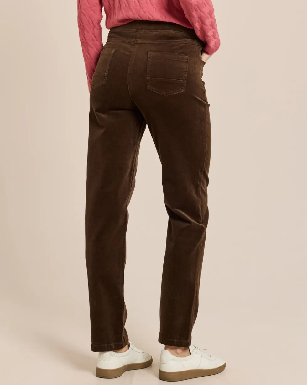 Straight Leg Hose aus Babycord