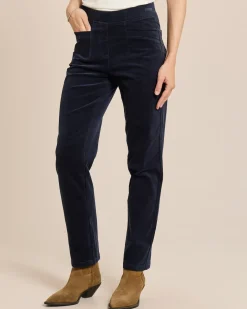 Straight Leg Hose aus Babycord