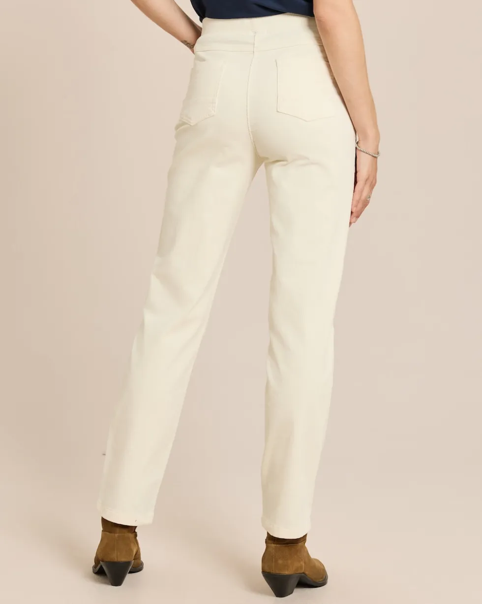 Straight Leg Hose aus Babycord