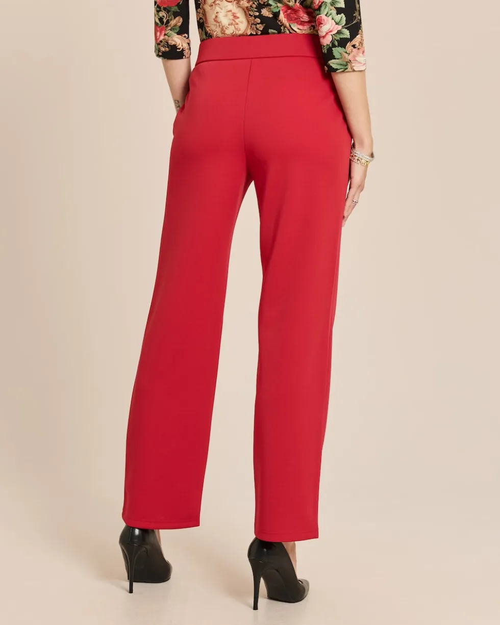 Straight Leg Hose mit Deko