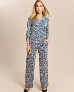 Straight Leg Hose mit Druck
