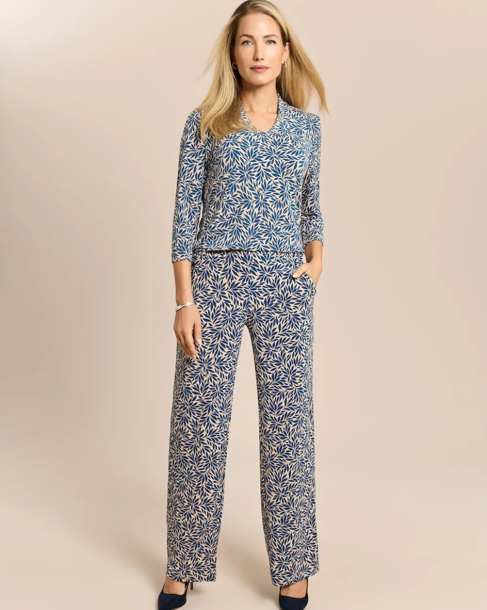 Straight Leg Hose mit Druck