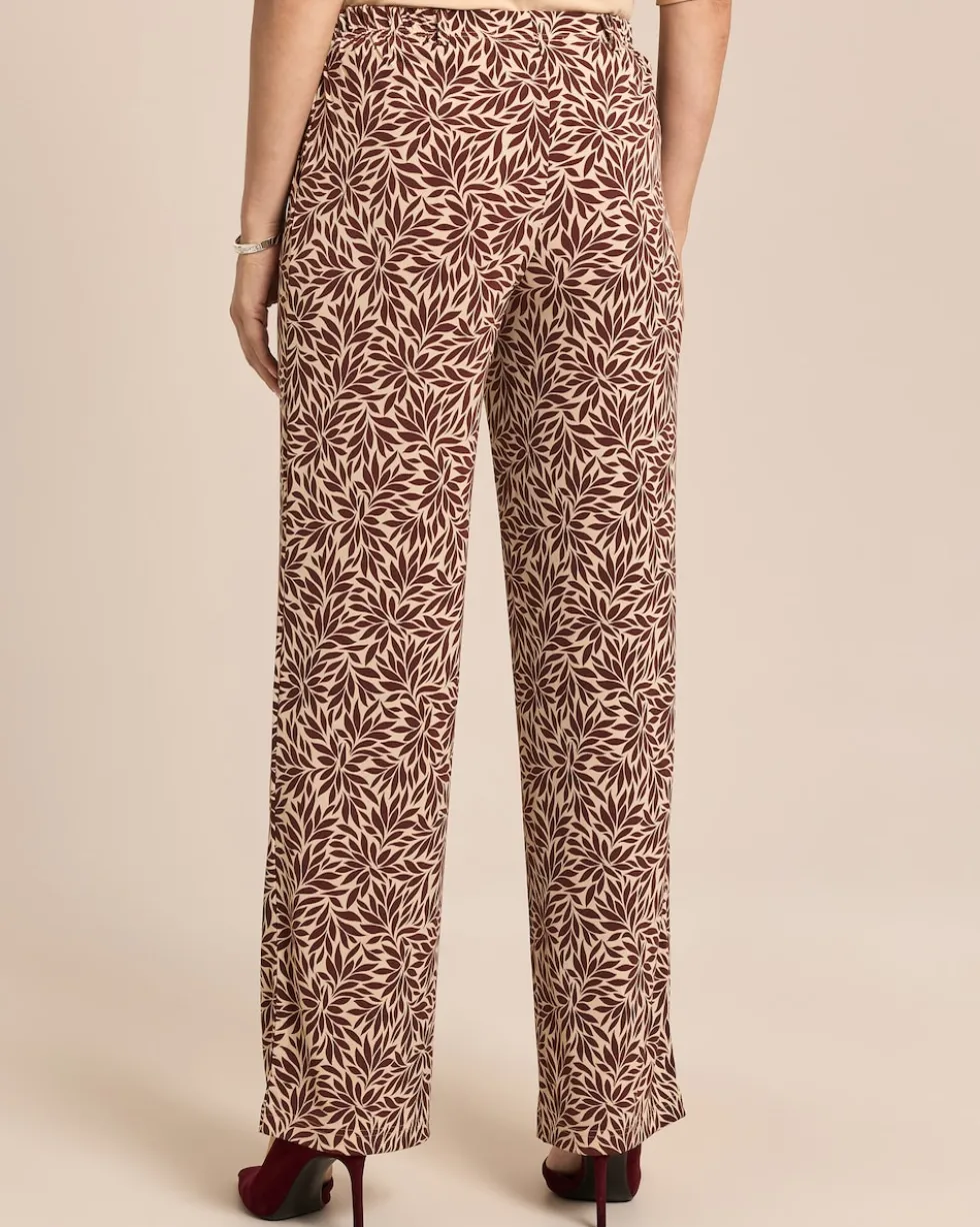 Straight Leg Hose mit Druck