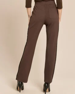 Straight Leg Hose mit Galonstreifen