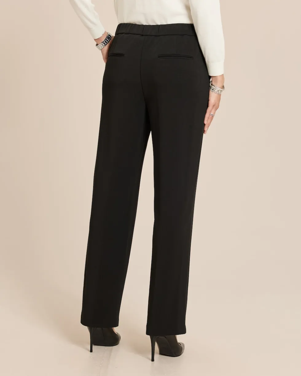 Straight Leg Hose mit Knöpfen