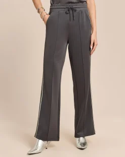 Straight Leg Hose mit Kontraststreifen