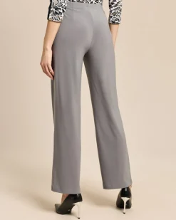 Straight Leg Schlupfhose mit Bundriegel