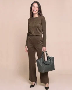 Straight Leg Strickhose