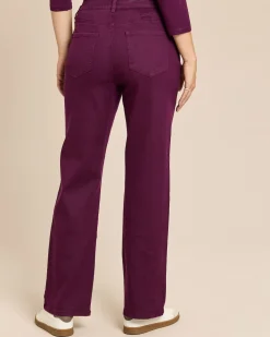 Straight Leg Twillhose mit Lyocell