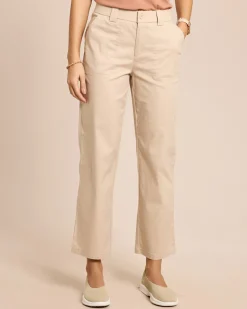 Straight Leg Webhose Baumwoll-Stretch