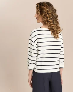 Streifenshirt aus Baumwolle