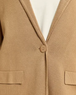 Strickblazer mit Revers