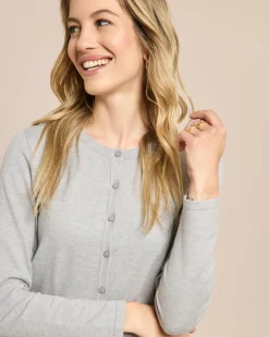 Strickjacke mit Knopfleiste