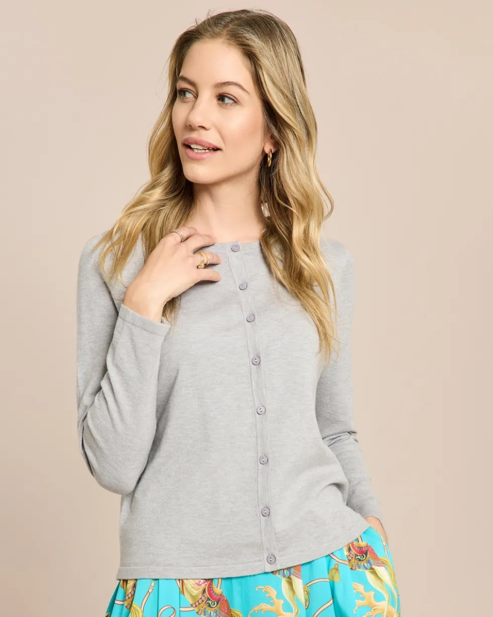Strickjacke mit Knopfleiste
