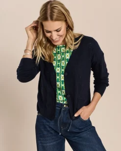 Strickjacke mit Knopfleiste