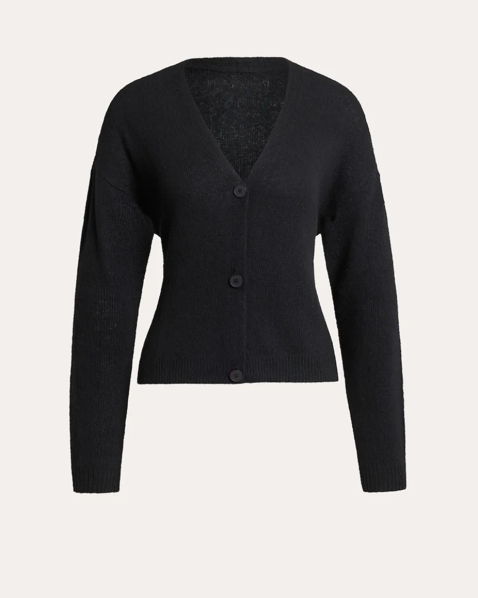 Strickjacke mit Knopfleiste