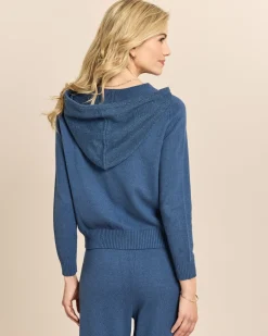Strickjacke mit Metallicgarn