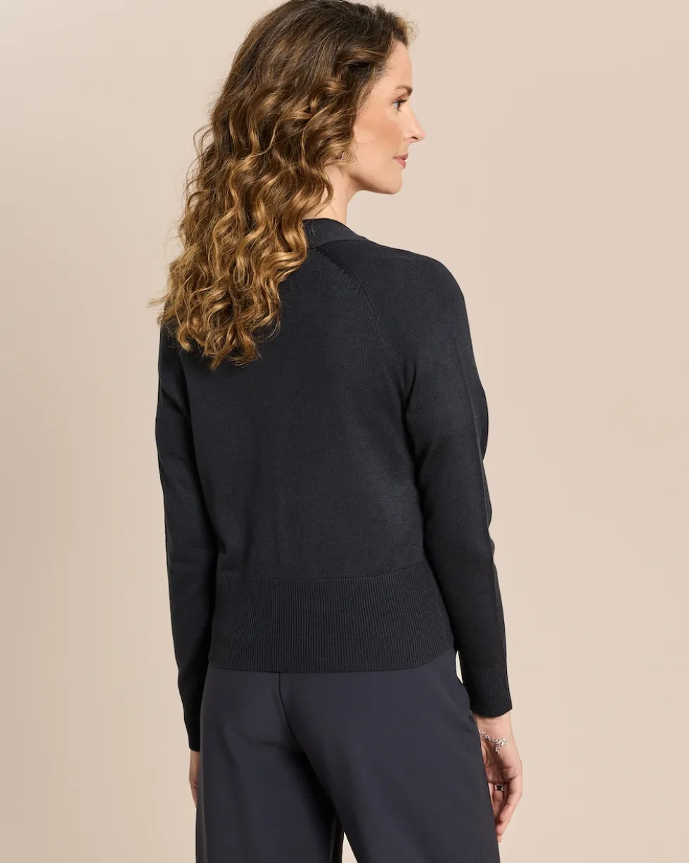 Strickjacke mit Raglanarm