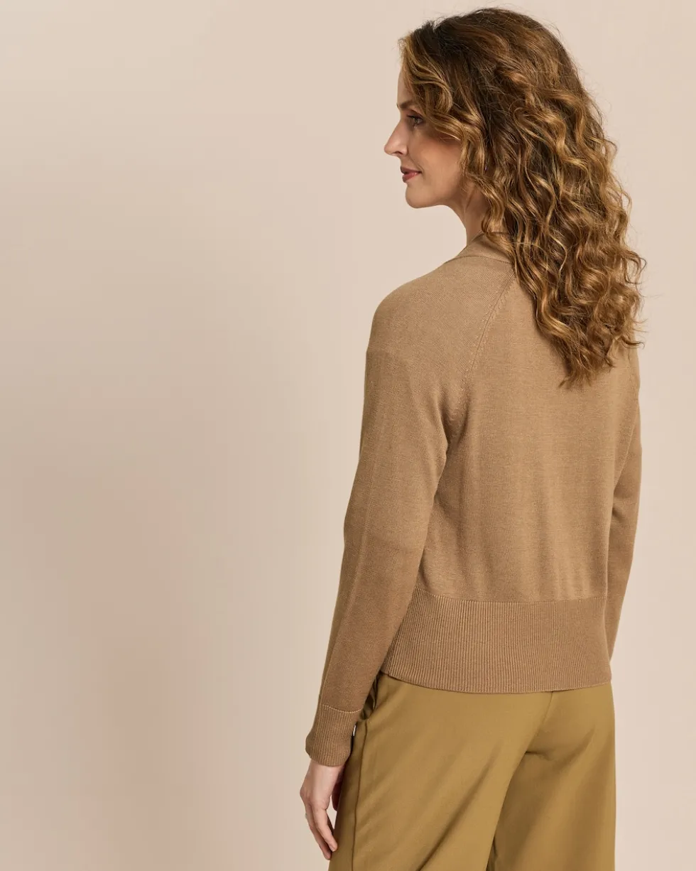 Strickjacke mit Raglanarm