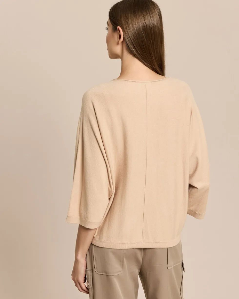 Strickshirt mit Fledermausarm