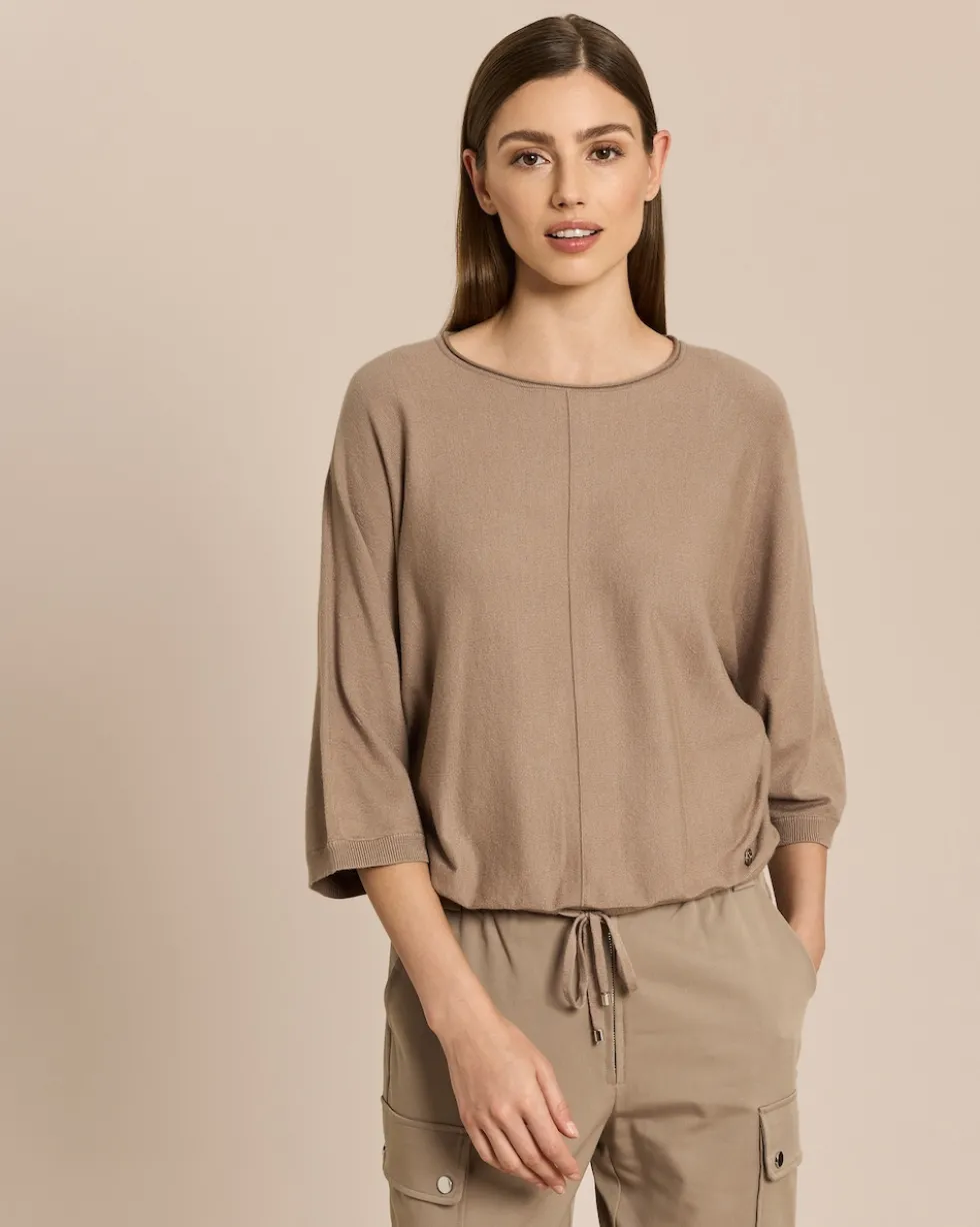 Strickshirt mit Fledermausarm