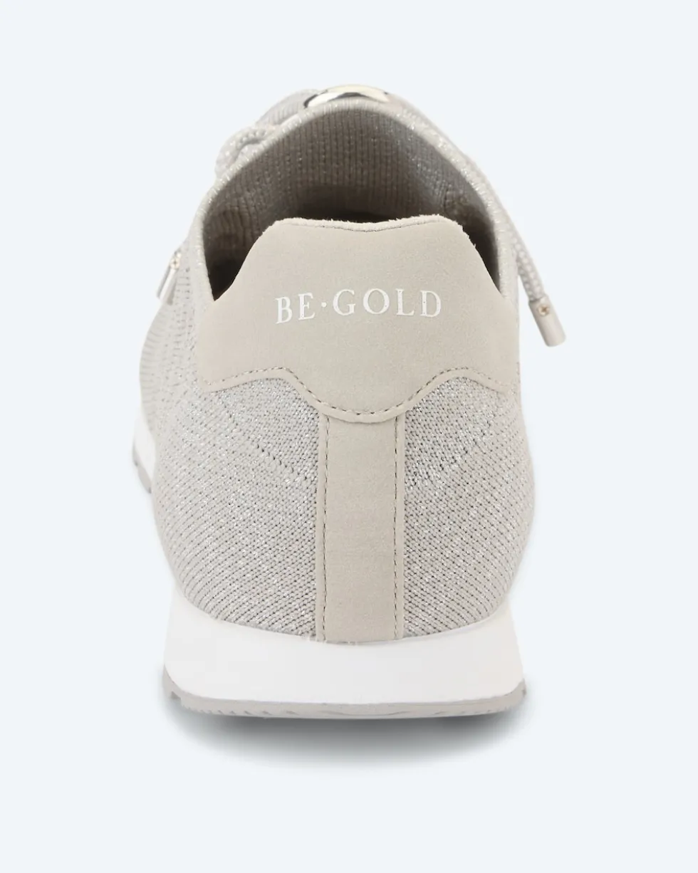 Stricksneaker mit Glitzer
