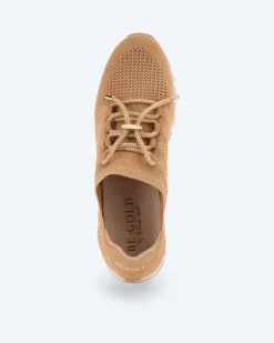 Stricksneaker mit Glitzer