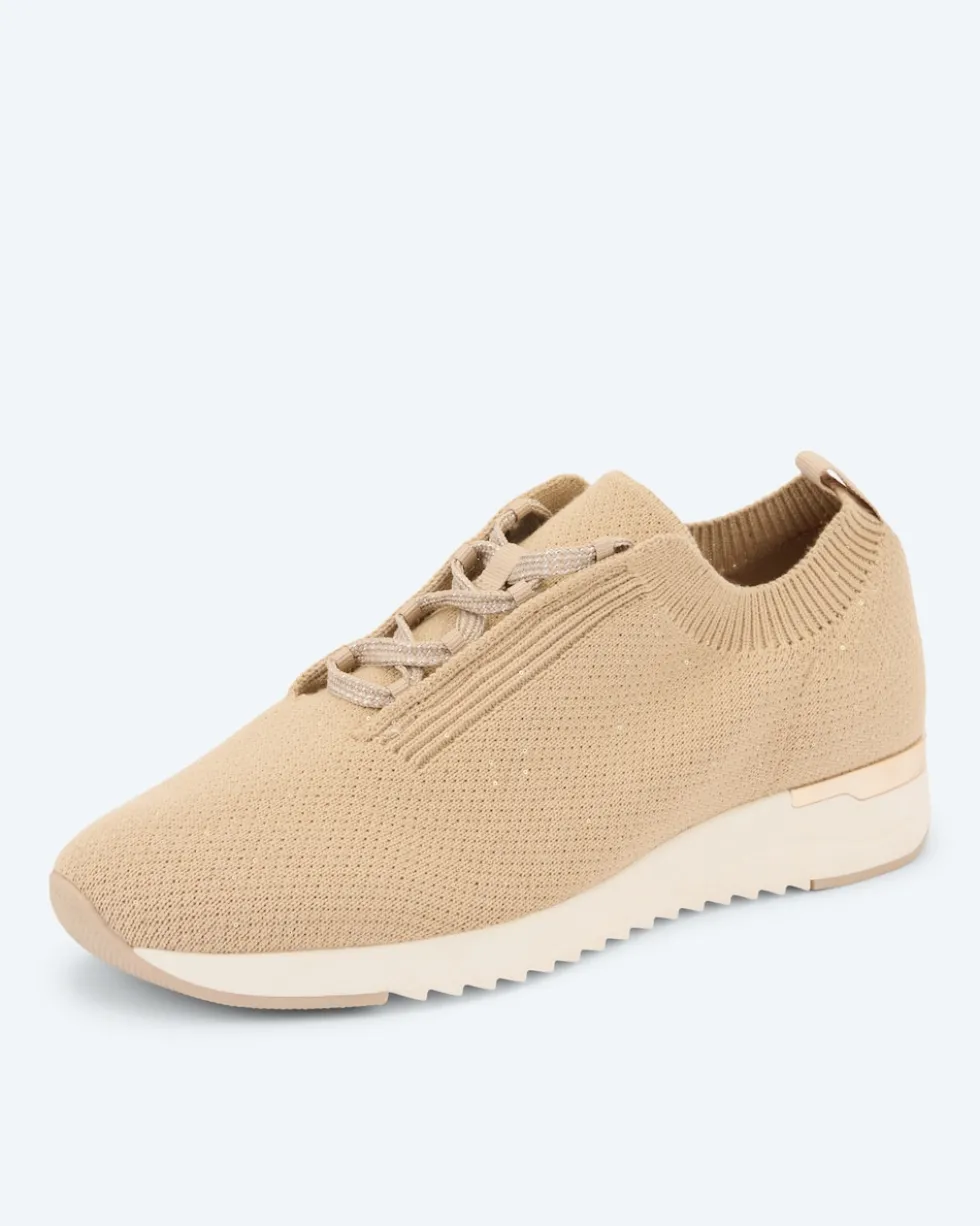 Stricksneaker mit Pailletten