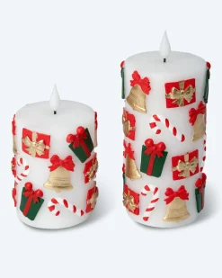 Stumpenkerzen „Weihnachtsmotive