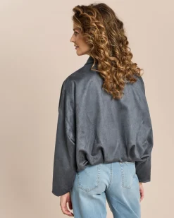 Suede Blouson