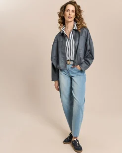 Suede Blouson