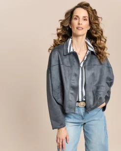 Suede Blouson