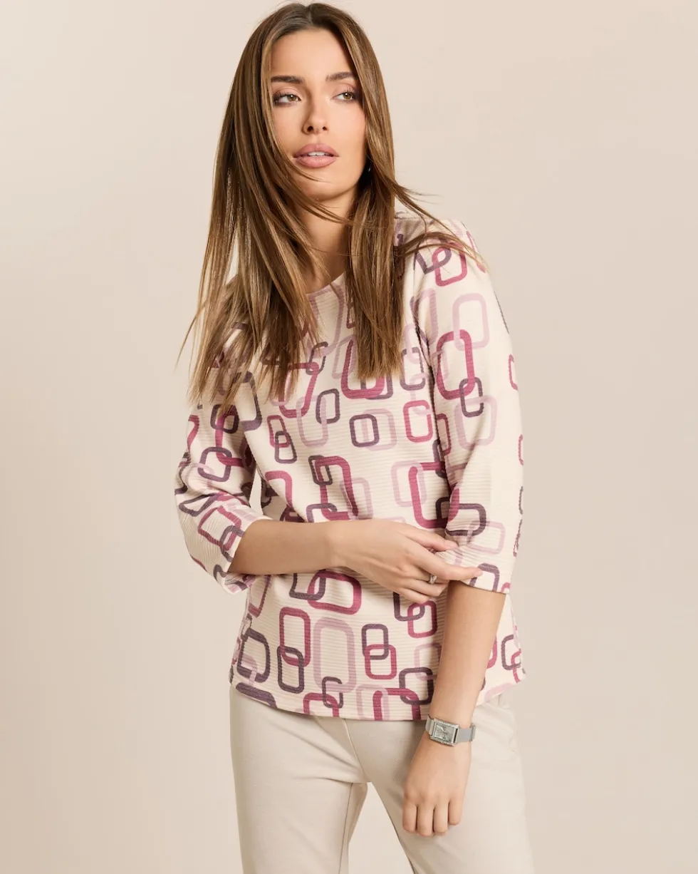 Sweatshirt mit Alloverdruck