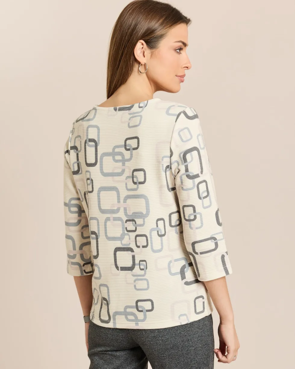 Sweatshirt mit Alloverdruck